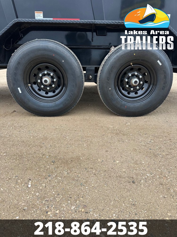 2026 RAWMAXX 83X14 LPX GOOSENECK DUMP TRAILER