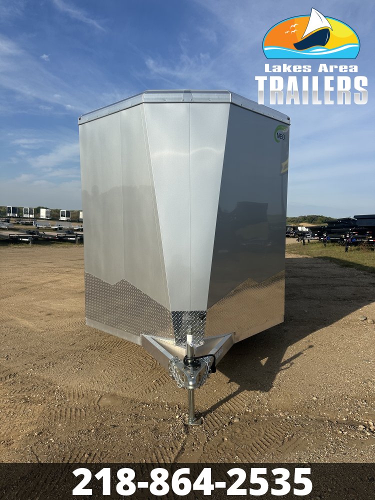 2027 NEO 8.5X20 NAUX SILVER ALUMINUM ENCLOSED TRAILER