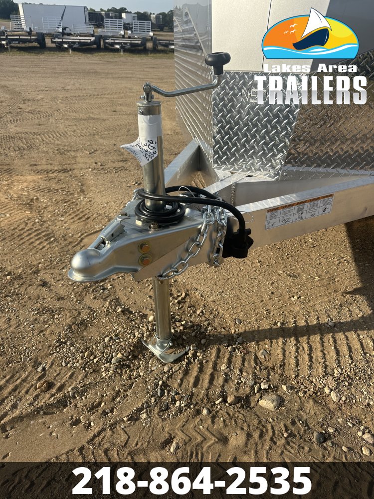 2027 NEO 8.5X20 NAUX SILVER ALUMINUM ENCLOSED TRAILER