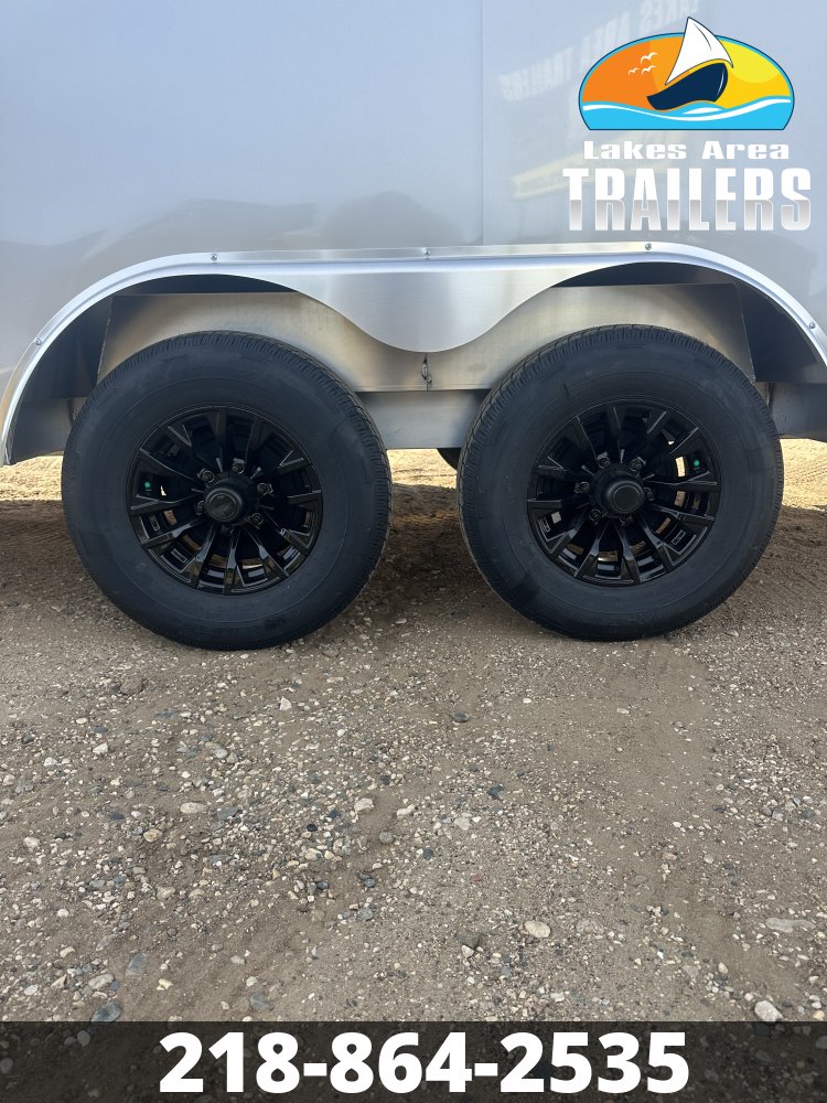 2027 NEO 8.5X20 NAUX SILVER ALUMINUM ENCLOSED TRAILER