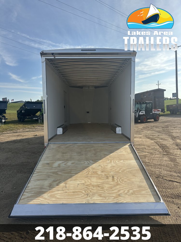 2027 NEO 8.5X20 NAUX SILVER ALUMINUM ENCLOSED TRAILER