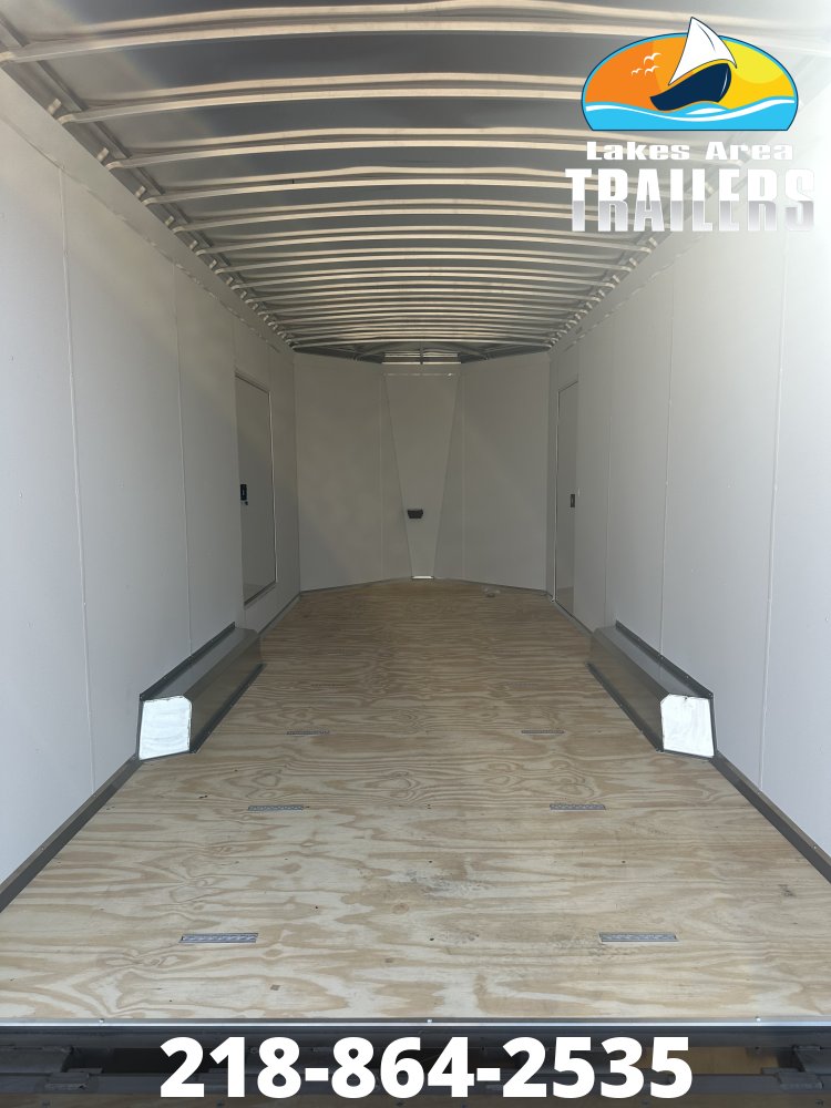 2027 NEO 8.5X20 NAUX SILVER ALUMINUM ENCLOSED TRAILER