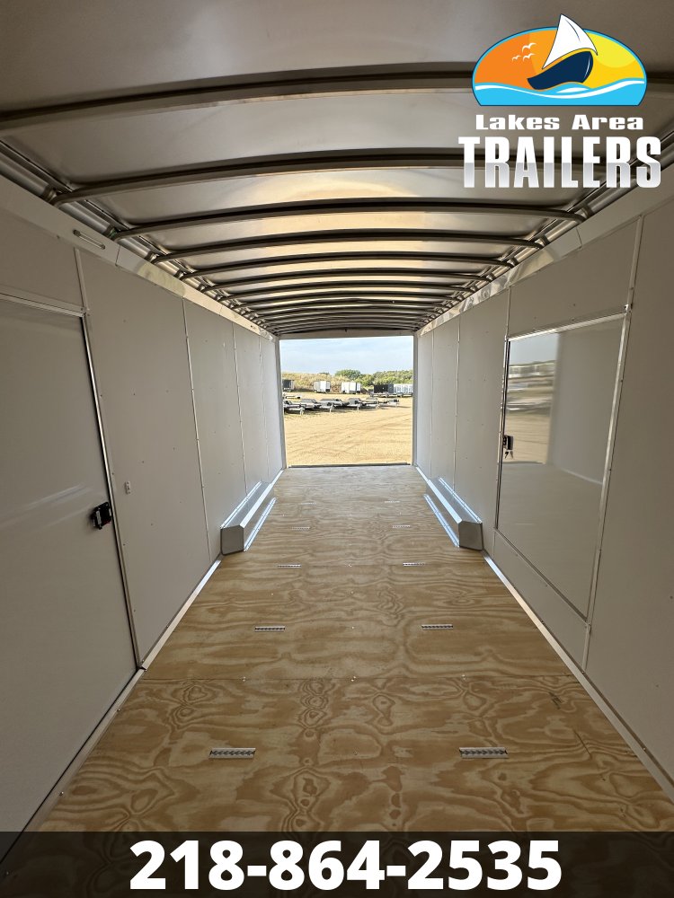 2027 NEO 8.5X20 NAUX SILVER ALUMINUM ENCLOSED TRAILER
