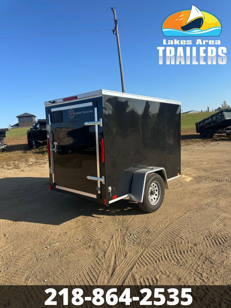 2026 CROSS 5X8 BETA BLACK ENCLOSED TRAILER