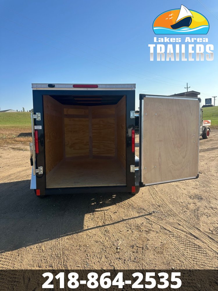 2026 CROSS 5X8 BETA BLACK ENCLOSED TRAILER