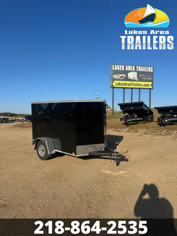 2026 CROSS 5X8 BETA BLACK ENCLOSED TRAILER