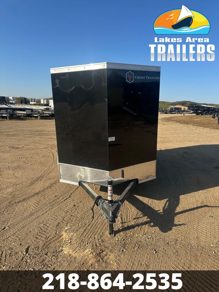 2026 CROSS 5X8 BETA BLACK ENCLOSED TRAILER