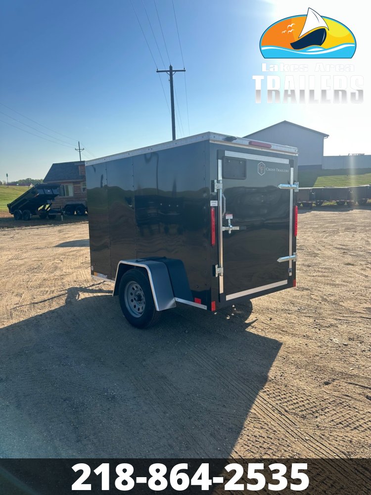2026 CROSS 5X8 BETA BLACK ENCLOSED TRAILER