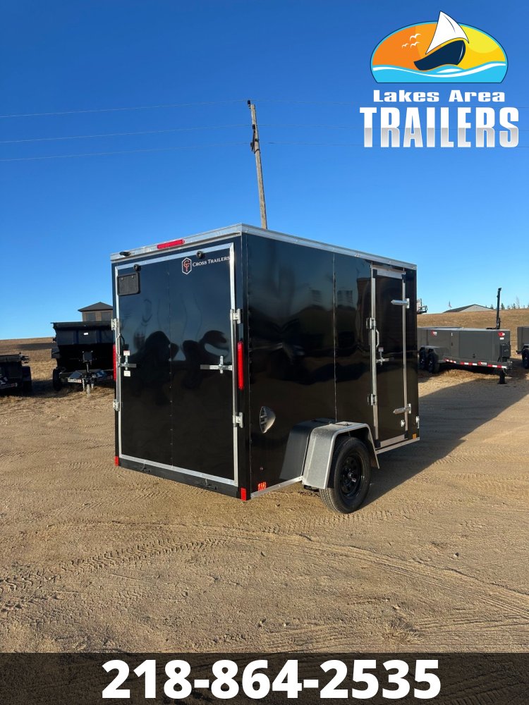 2026 CROSS 6X10 BETA BLACK ENCLOSED TRAILER