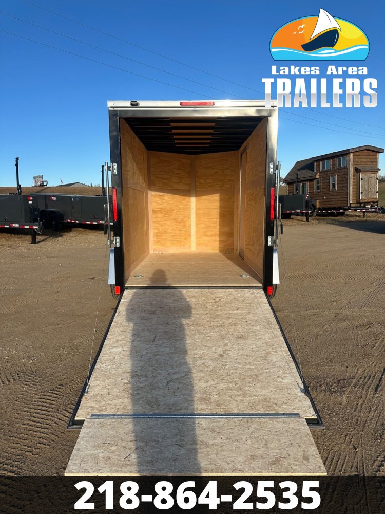 2026 CROSS 6X10 BETA BLACK ENCLOSED TRAILER