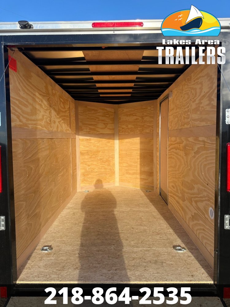 2026 CROSS 6X10 BETA BLACK ENCLOSED TRAILER