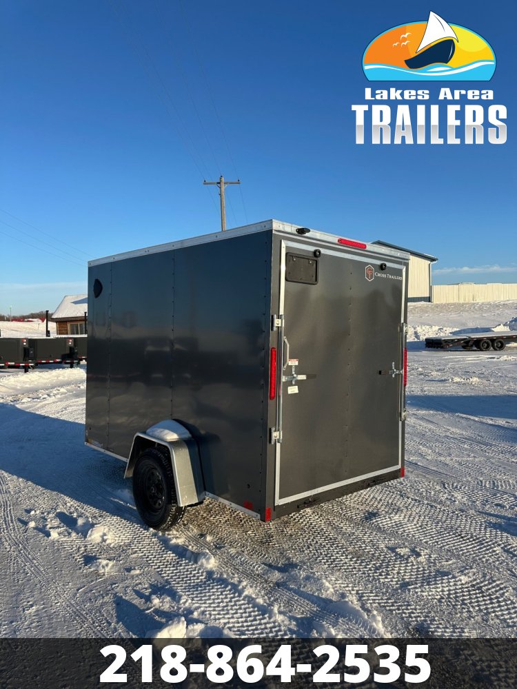 2026 CROSS 6X10 BETA CHARCOAL ENCLOSED TRAILER
