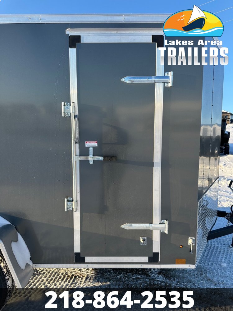 2026 CROSS 6X10 BETA CHARCOAL ENCLOSED TRAILER
