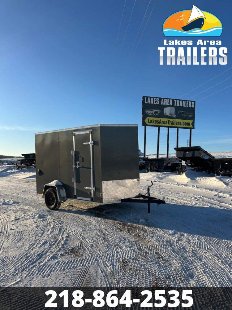 2026 CROSS 6X10 BETA CHARCOAL ENCLOSED TRAILER