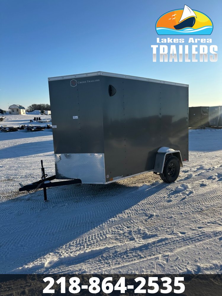 2026 CROSS 6X10 BETA CHARCOAL ENCLOSED TRAILER