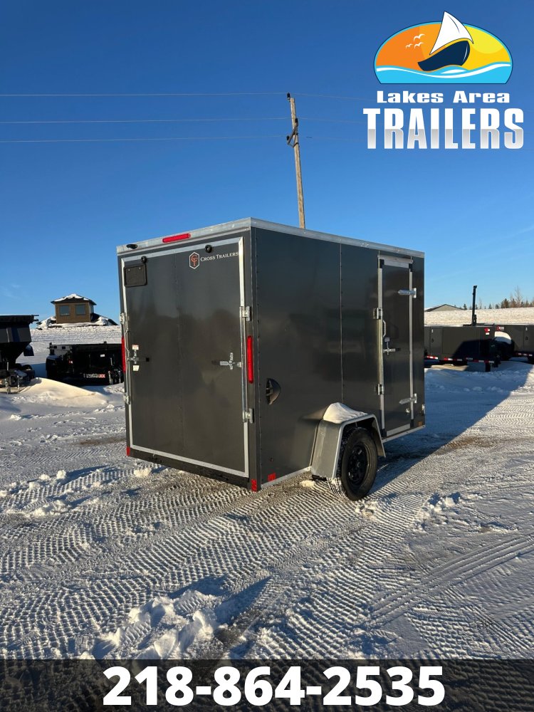 2026 CROSS 6X10 BETA CHARCOAL ENCLOSED TRAILER