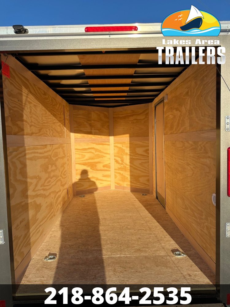 2026 CROSS 6X10 BETA CHARCOAL ENCLOSED TRAILER