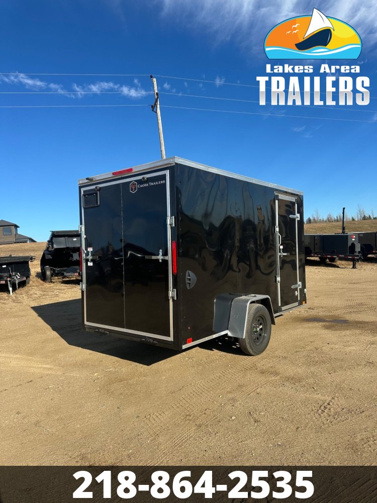 2026 CROSS 6X12 BETA BLACK ENCLOSED TRAILER