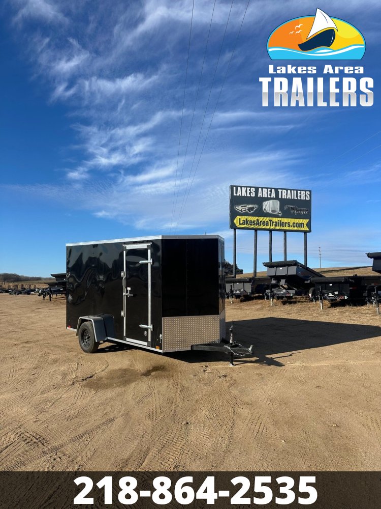 2026 CROSS 6X12 BETA BLACK ENCLOSED TRAILER
