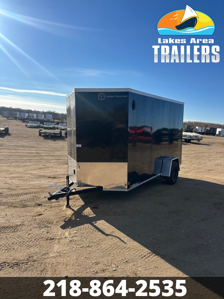 2026 CROSS 6X12 BETA BLACK ENCLOSED TRAILER