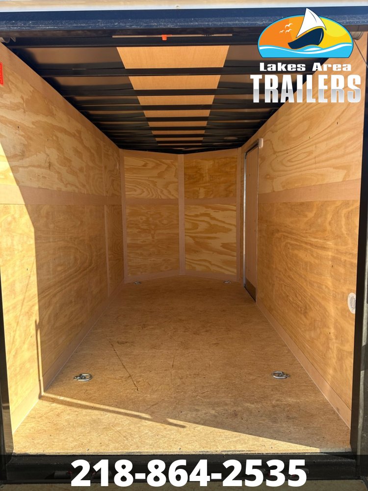 2026 CROSS 6X12 BETA BLACK ENCLOSED TRAILER