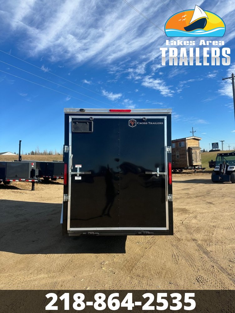 2026 CROSS 6X12 BETA BLACK ENCLOSED TRAILER