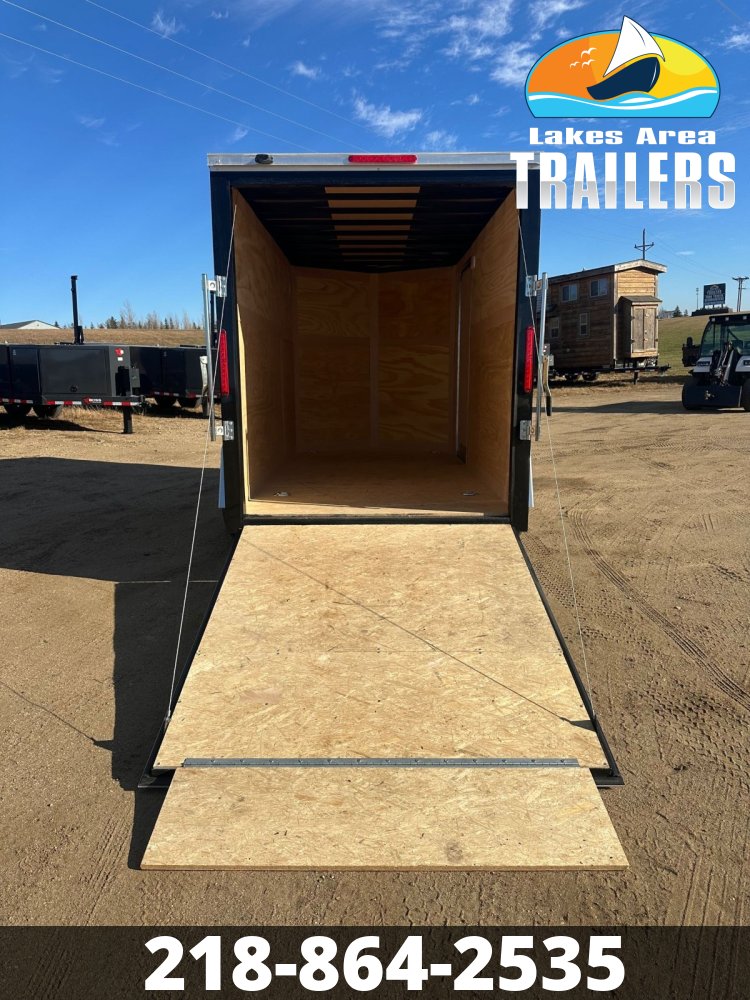2026 CROSS 6X12 BETA BLACK ENCLOSED TRAILER