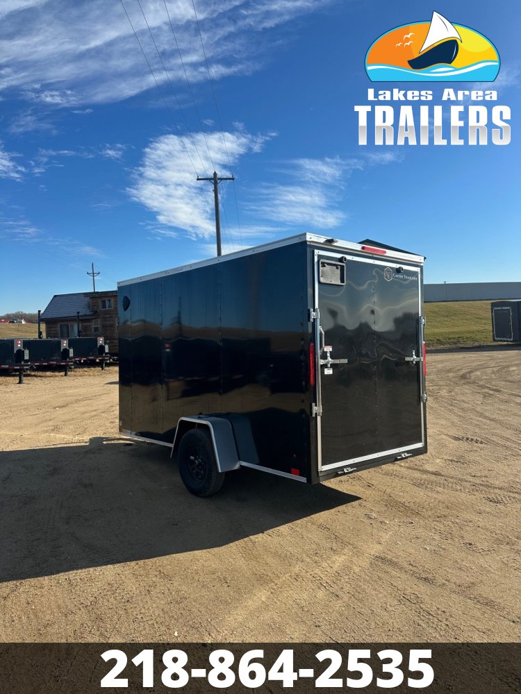 2026 CROSS 6X12 BETA BLACK ENCLOSED TRAILER