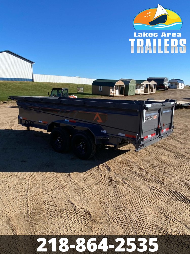 2026 RAWMAXX 83X16 GDX KNIGHT DUMP TRAILER