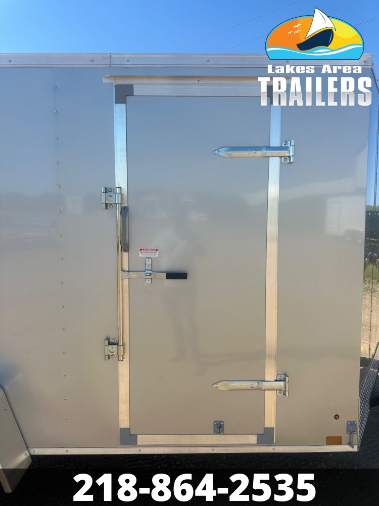 2026 CROSS 6X12 BETA SILVER ENCLOSED TRAILER