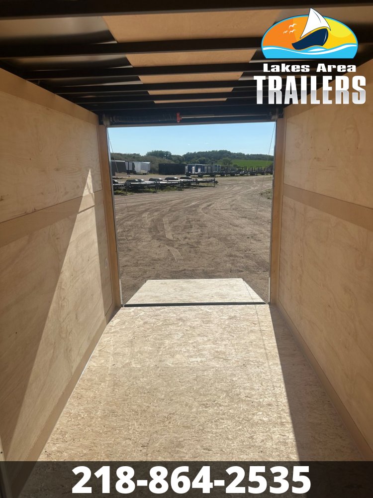 2026 CROSS 6X12 BETA SILVER ENCLOSED TRAILER
