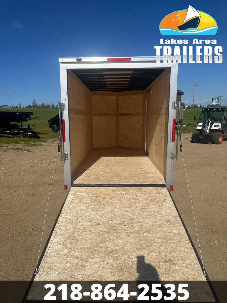 2026 CROSS 6X12 BETA SILVER ENCLOSED TRAILER