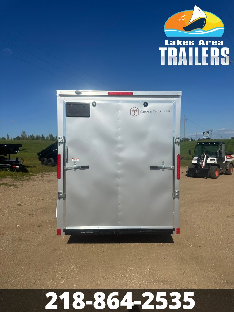 2026 CROSS 6X12 BETA SILVER ENCLOSED TRAILER