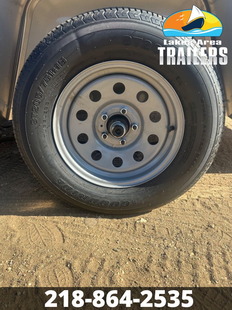 2026 CROSS 6X12 BETA SILVER ENCLOSED TRAILER