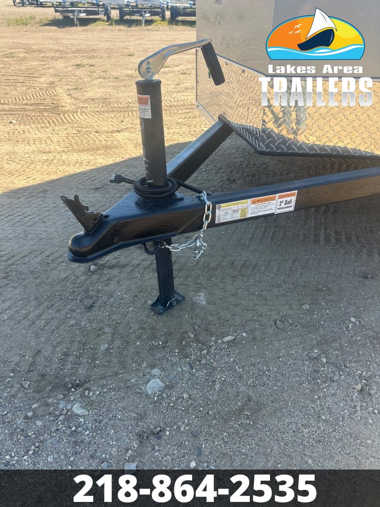 2026 CROSS 6X12 BETA SILVER ENCLOSED TRAILER