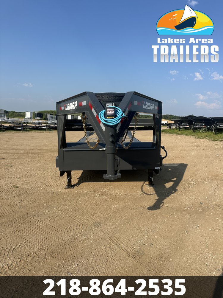 2027 LAMAR 102X40 21K GOOSENECK EQUIPMENT TRAILER