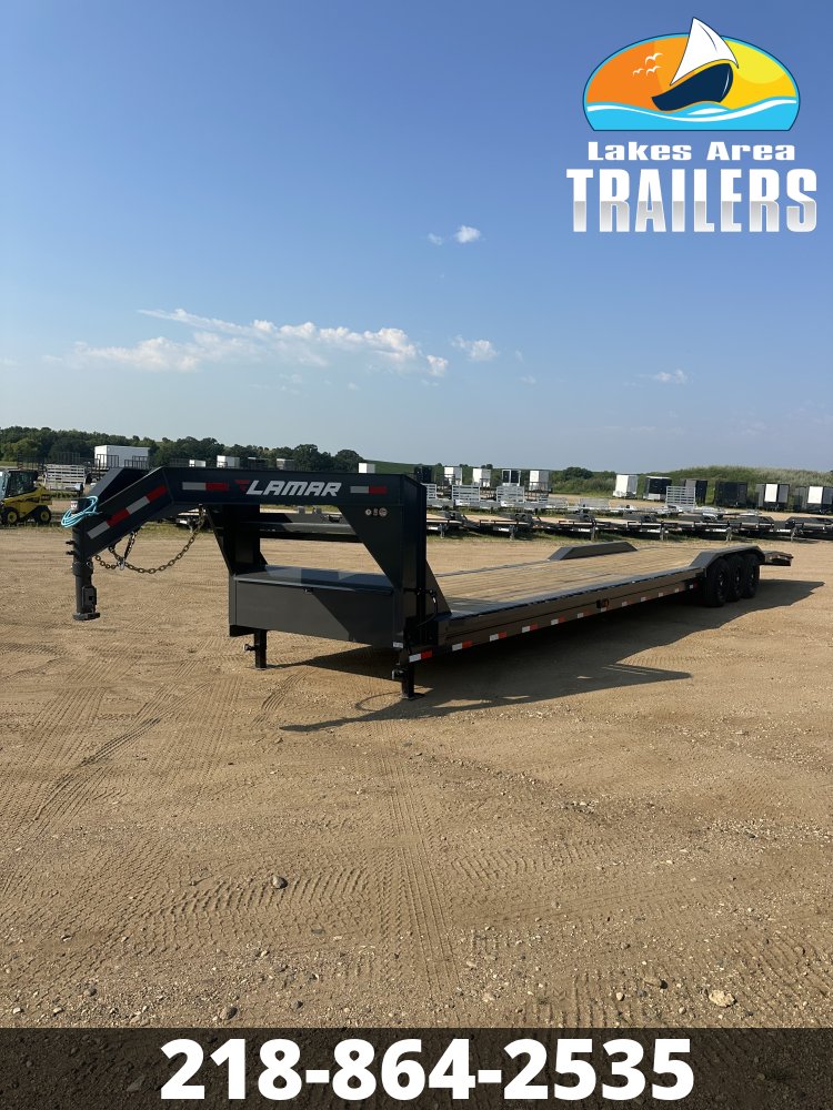 2027 LAMAR 102X40 21K GOOSENECK EQUIPMENT TRAILER