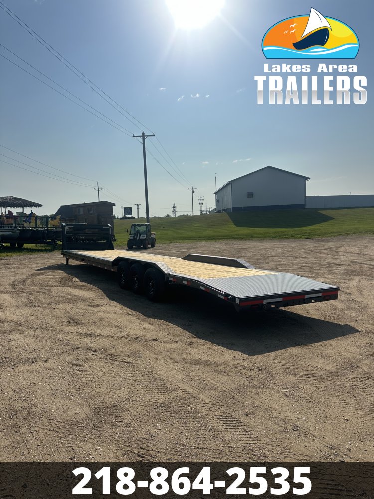 2027 LAMAR 102X40 21K GOOSENECK EQUIPMENT TRAILER