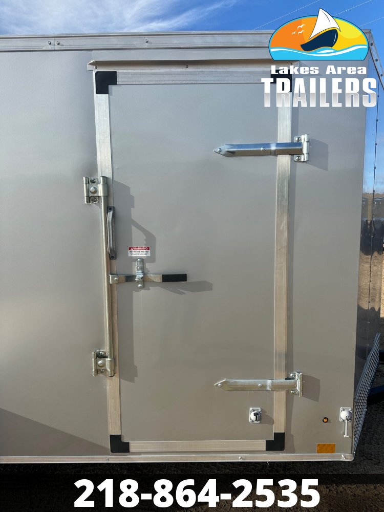 2026 CROSS 6X12 BETA SILVER ENCLOSED TRAILER