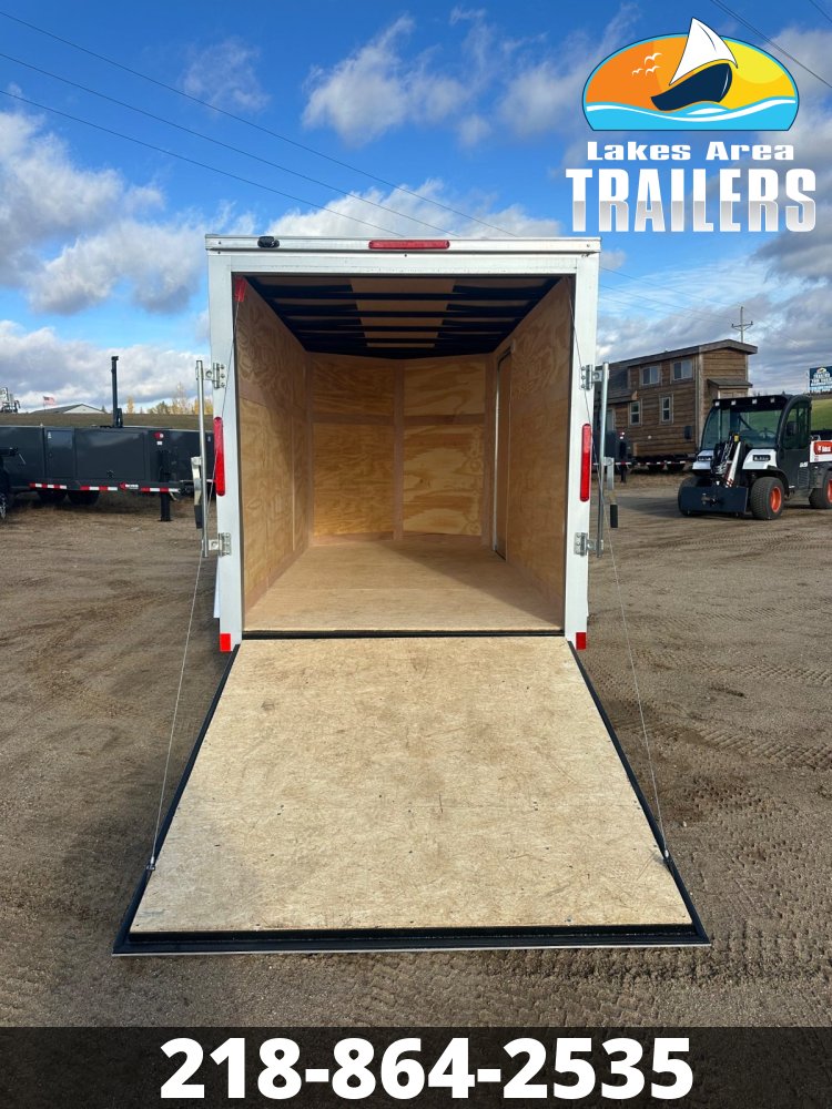 2026 CROSS 6X12 BETA SILVER ENCLOSED TRAILER