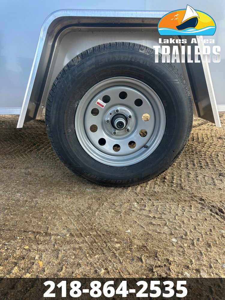 2026 CROSS 6X12 BETA SILVER ENCLOSED TRAILER