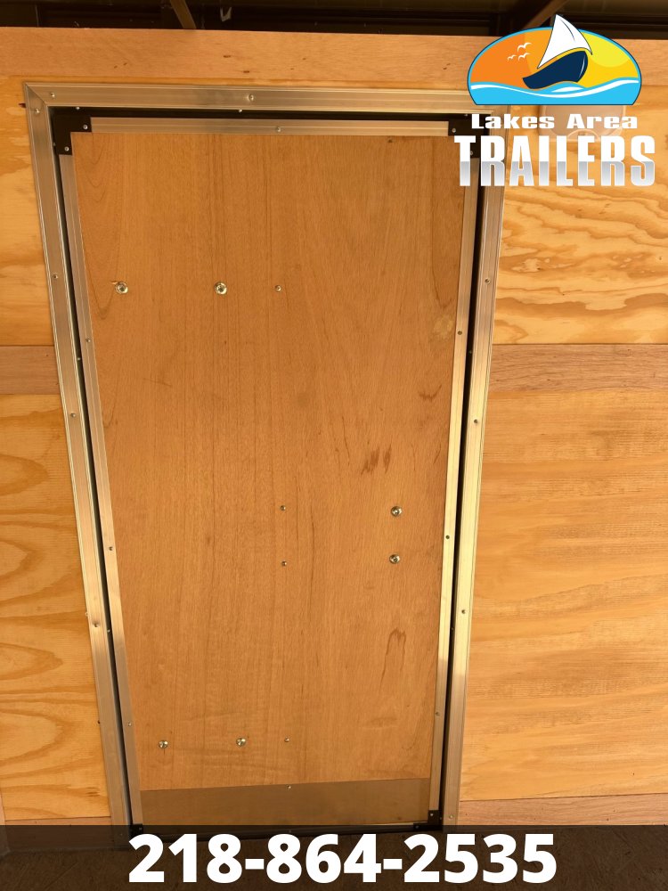 2026 CROSS 6X12 BETA SILVER ENCLOSED TRAILER