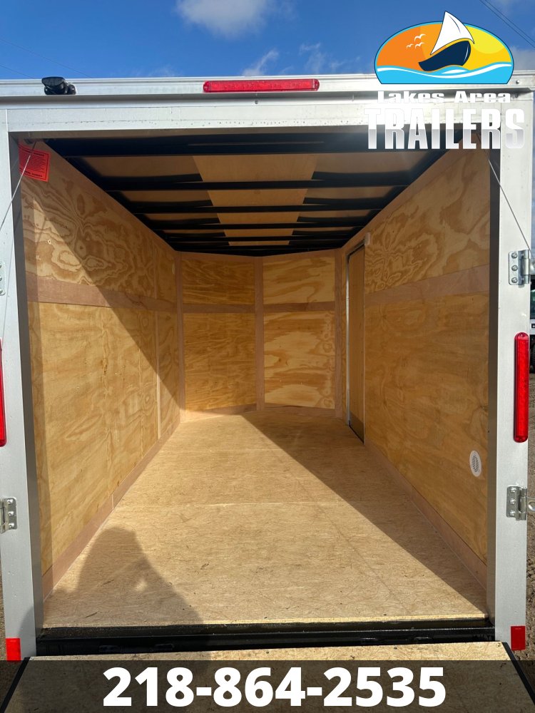 2026 CROSS 6X12 BETA SILVER ENCLOSED TRAILER