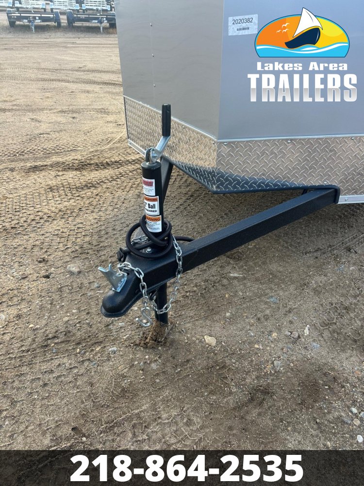 2026 CROSS 6X12 BETA SILVER ENCLOSED TRAILER