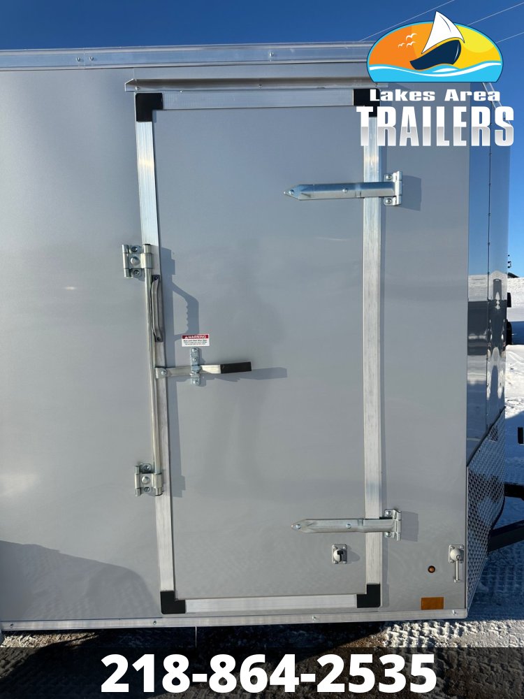 2026 CROSS 6X12 BETA SILVER ENCLOSED TRAILER