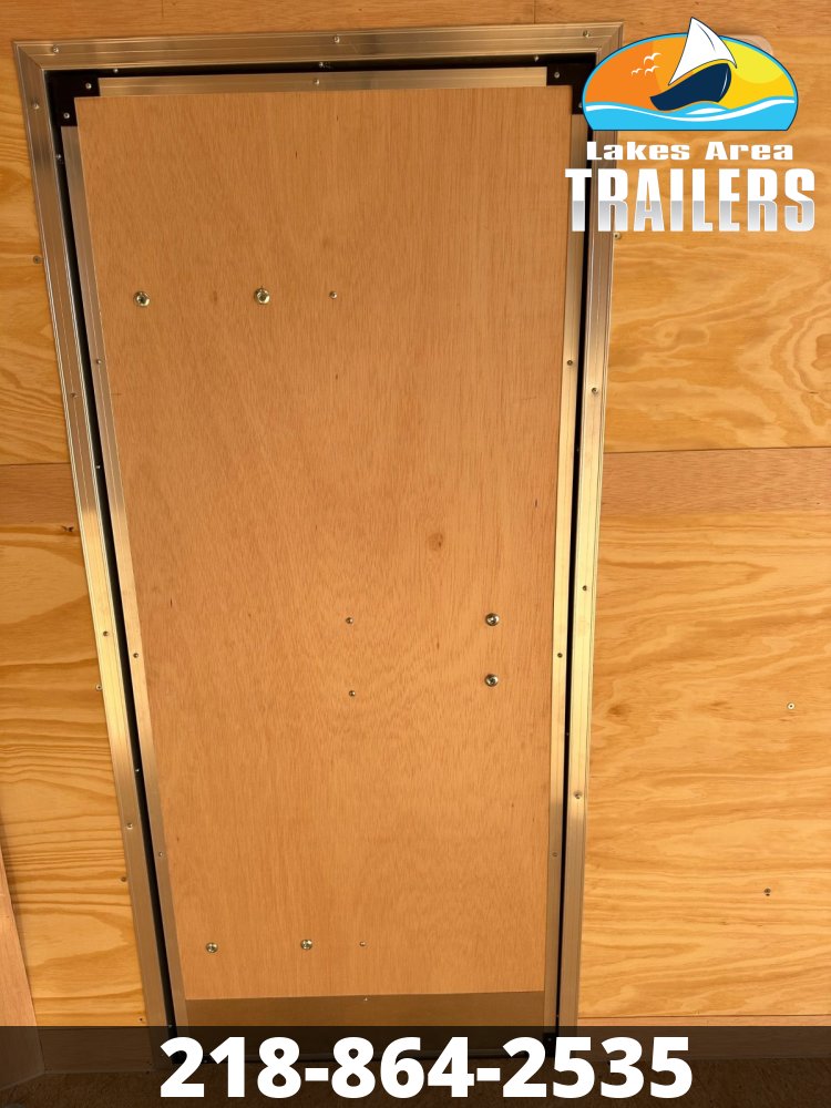 2026 CROSS 6X12 BETA SILVER ENCLOSED TRAILER