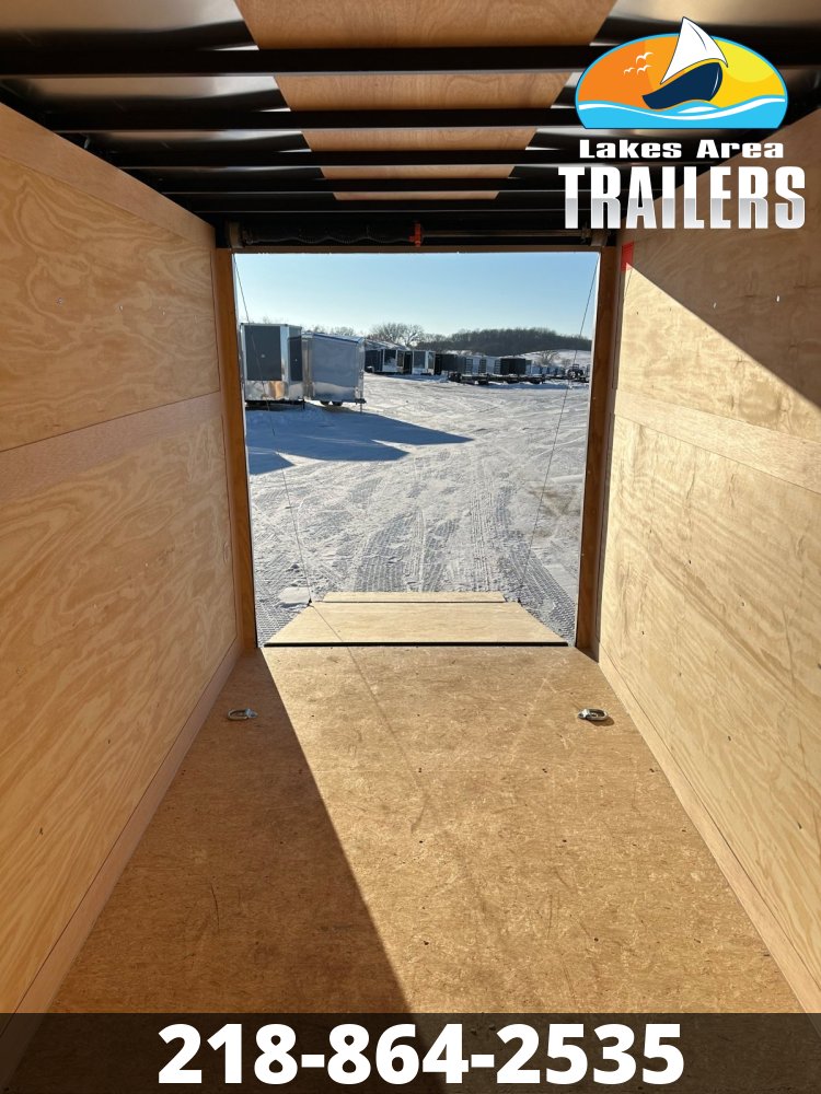 2026 CROSS 6X12 BETA SILVER ENCLOSED TRAILER