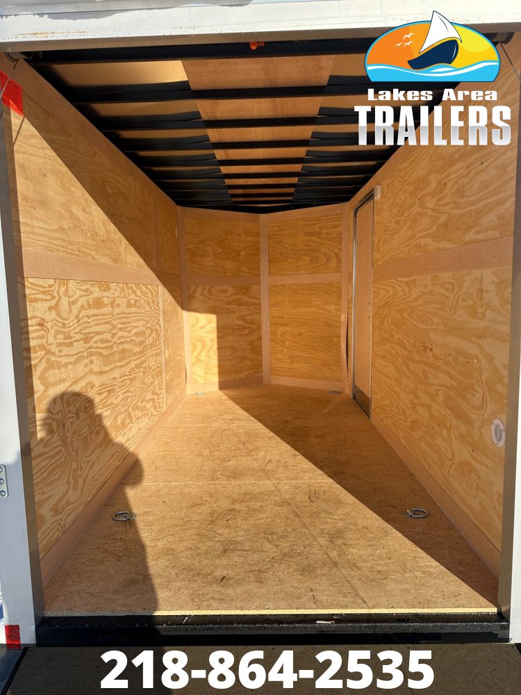 2026 CROSS 6X12 BETA SILVER ENCLOSED TRAILER