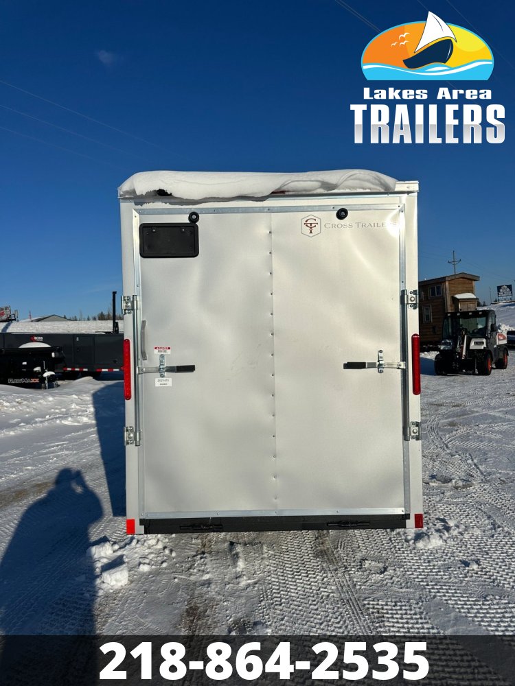 2026 CROSS 6X12 BETA SILVER ENCLOSED TRAILER