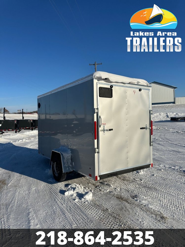 2026 CROSS 6X12 BETA SILVER ENCLOSED TRAILER